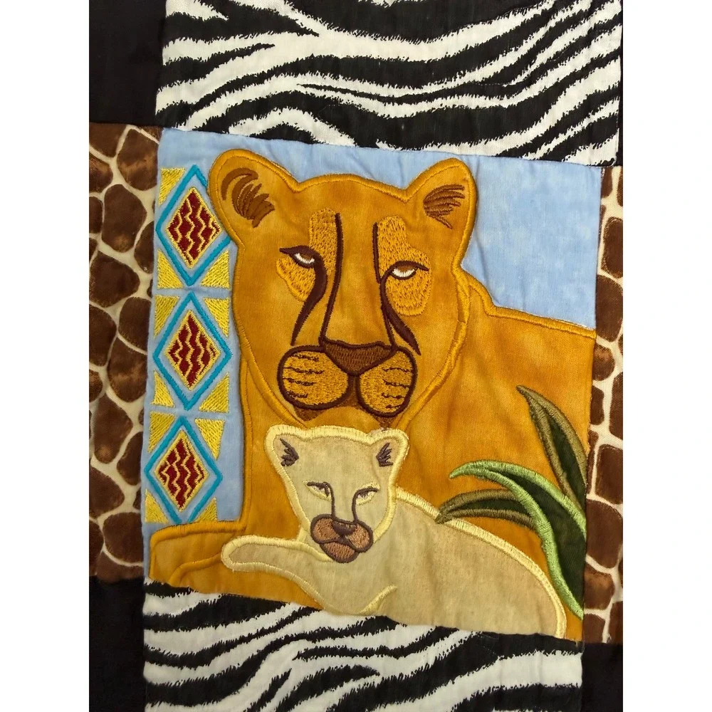 Handmade Safari Quilt/Wall Decor 36.5